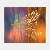 Phoenix Rising Fleece Blanket (Vorderseite (Horizontal))