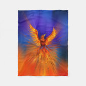 Phoenix Rising Fleecedecke (Vorderseite)