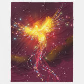 Phoenix Rising Fleecedecke (Vorderseite)
