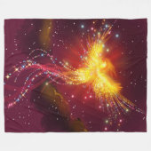 Phoenix Rising Fleecedecke (Vorderseite (Horizontal))