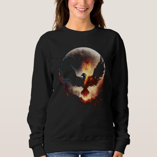 Phoenix Rising From Ashes Resurrectio Rebirth New Sweatshirt (Vorderseite)