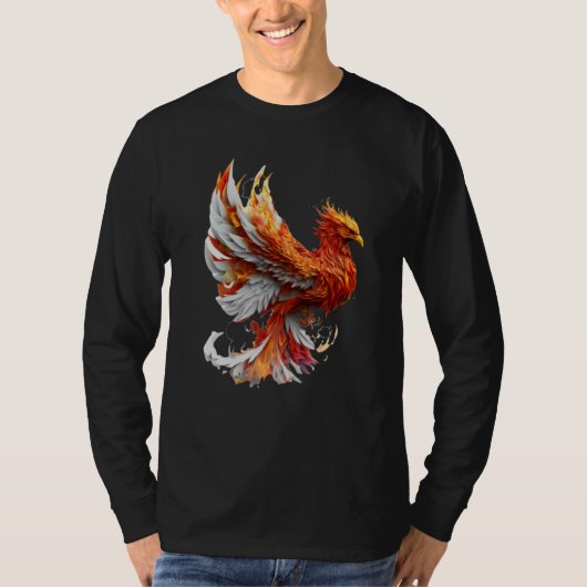 Phoenix Rising From Ashes Resurrection Rebirth New T-Shirt (Vorderseite)