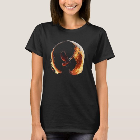 Phoenix Rising From Ashes Resurrection Rebirth New T-Shirt (Vorderseite)