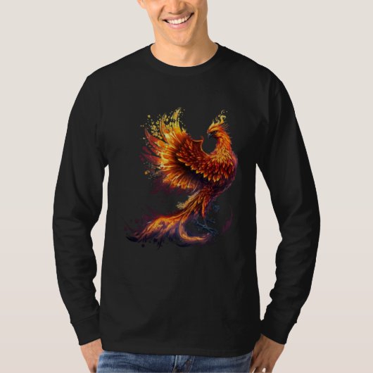 Phoenix Rising From Ashes Resurrection Rebirth New T-Shirt (Vorderseite)