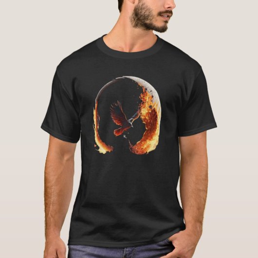 Phoenix Rising From Ashes Resurrection Rebirth New T-Shirt (Vorderseite)