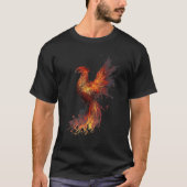 Phoenix Rising From Ashes Resurrection Rebirth New T-Shirt (Vorderseite)