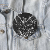 Phoenix Rising From the Flames von BurnsInHell Button (Beispiel)