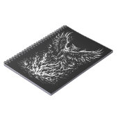 Phoenix Rising From the Flames von BurnsInHell Notizblock (Linke Seite)