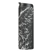 Phoenix Rising From the Flames von BurnsInHell Thermosbecher (Nach rechts gedreht)