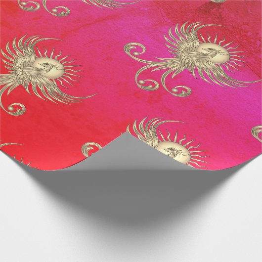 Phoenix Rising Geschenkpapier (Ecke)