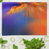 Phoenix Rising Geschirrtuch (Gefaltet)
