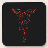 Phoenix Rising Getränkeuntersetzer (Vorderseite)