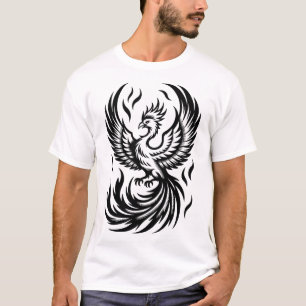 Phoenix Rising Grafik Majestätischer Feuervogel Ho T-Shirt