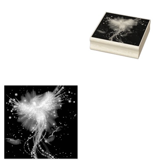 Phoenix Rising Gummistempel (Stempel)