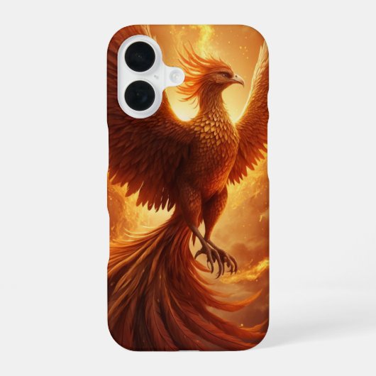 Phoenix Rising iPhone 16 Hülle (Rückseite)