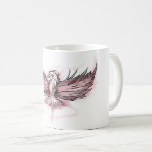 Phoenix Rising Kaffeetasse (VorderseiteRechts)