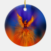 Phoenix Rising Keramik Ornament (Hinten)