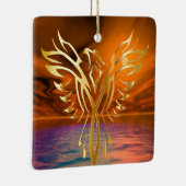 Phoenix Rising Keramikornament (Rechts)
