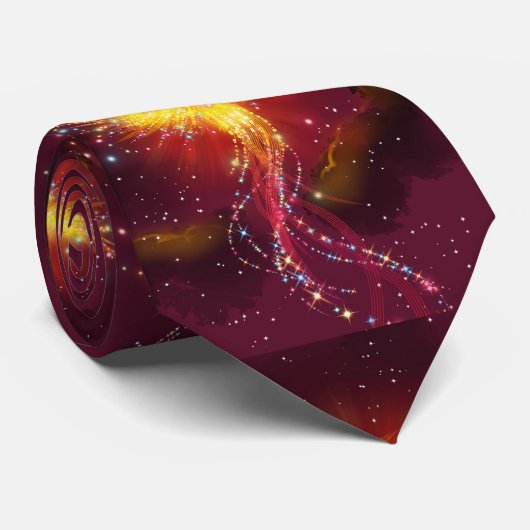 Phoenix Rising Krawatte (Gerollt)