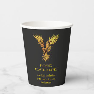 Phoenix Rising Kühnes Design Pappbecher