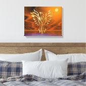 Phoenix Rising Leinwanddruck (Insitu (Schlafzimmer))