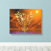 Phoenix Rising Leinwanddruck (Insitu (Holzboden))