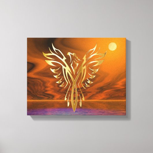 Phoenix Rising Leinwanddruck (Vorderseite)