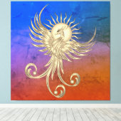 Phoenix Rising Leinwanddruck (Insitu (Holzboden))