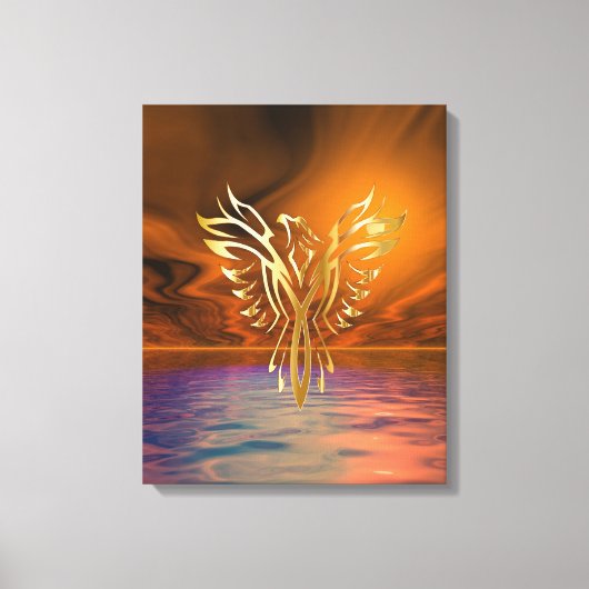 Phoenix Rising Leinwanddruck (Vorderseite)