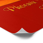 Phoenix Rising Lily Poster (Ecke)