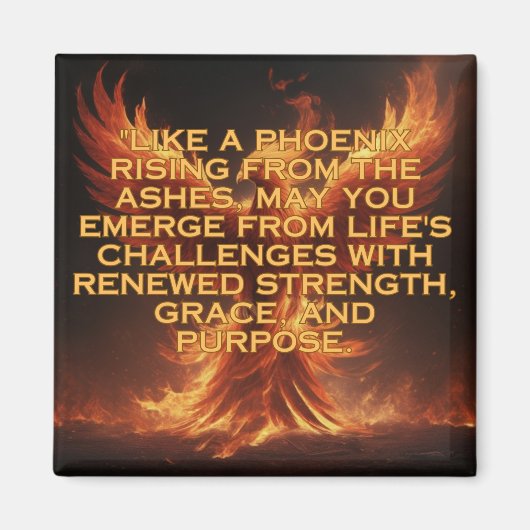 Phoenix Rising Magnet (Vorne)