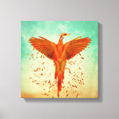 Phoenix Rising - Mixed Media Leinwanddruck (Vorderseite)