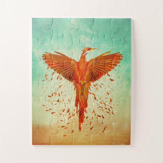 Phoenix Rising - Mixed Media Puzzle (Vertikal)