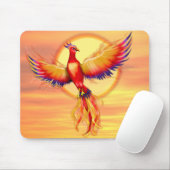 Phoenix Rising Mousepad (Mit Mouse)