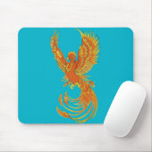 Phoenix Rising Mousepad (Mit Mouse)