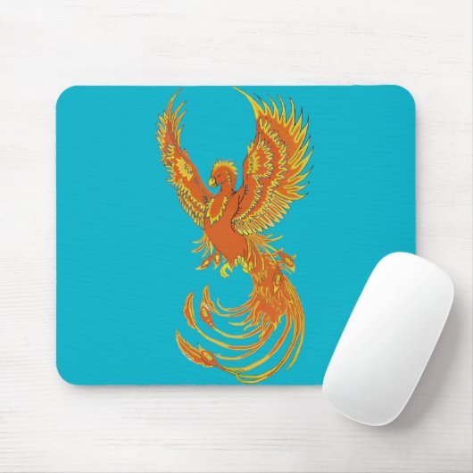 Phoenix Rising Mousepad (Mit Mouse)