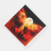 Phoenix Rising Napkin Serviette (Ecke)