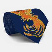 Phoenix Rising Neck Tie Krawatte (Gerollt)