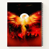 Phoenix Rising-Notebook Notizblock (Rückseite)