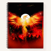 Phoenix Rising-Notebook Notizblock (Vorderseite)