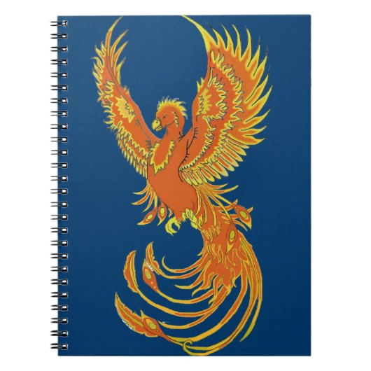 Phoenix Rising-Notebook Notizblock (Vorderseite)