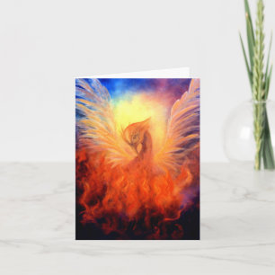 Phoenix Rising Notecard Karte