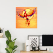 Phoenix Rising - Platz Poster (Heimbüro)