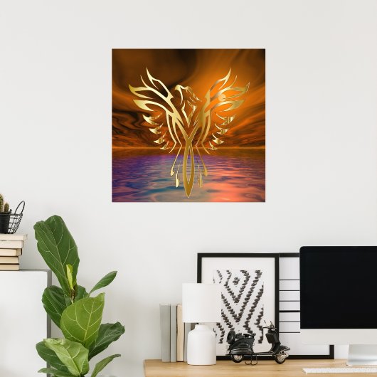 Phoenix Rising Poster (Heimbüro)