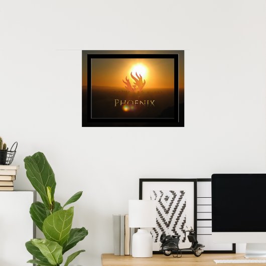 Phoenix Rising Poster (Heimbüro)