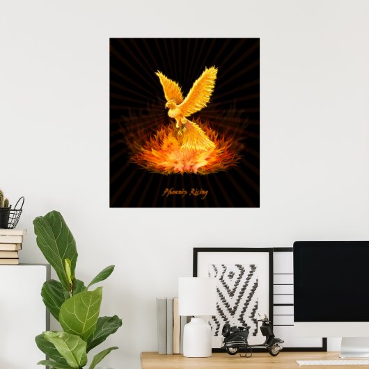 Phoenix Rising Poster (Heimbüro)