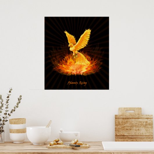 Phoenix Rising Poster (Küche)