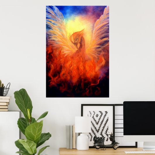Phoenix Rising Poster (Heimbüro)