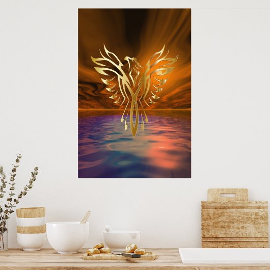 Phoenix Rising Poster (Küche)