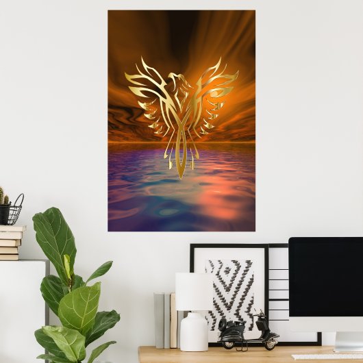 Phoenix Rising Poster (Heimbüro)